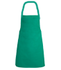 Stoffschürze grün, einseitig farbig bedruckt
